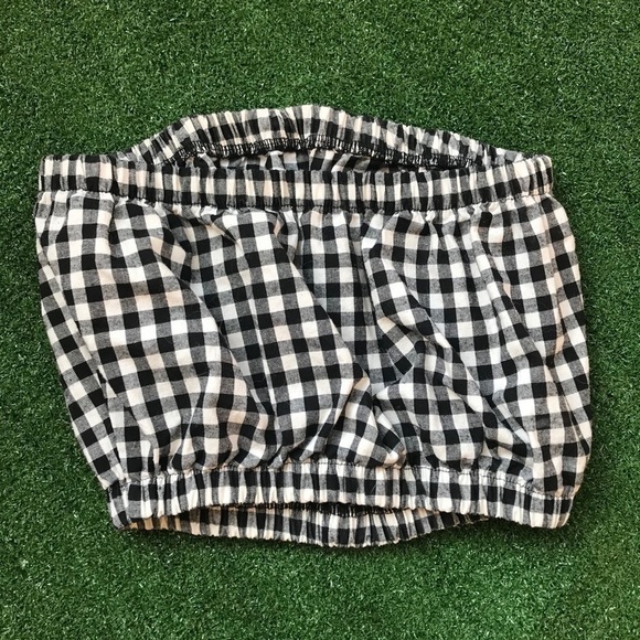 Checkered Tube Top - Picture 2 of 2